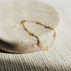 Gold star bracelet