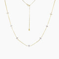 Gold star necklace