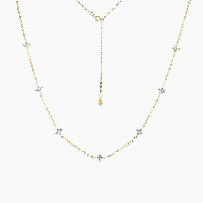 Gold star necklace