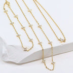 Gold star necklace