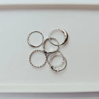 Luna silver ring