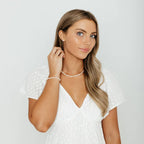 Natural freshwater pearl bracelet