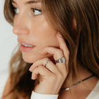 Silver jaina ring